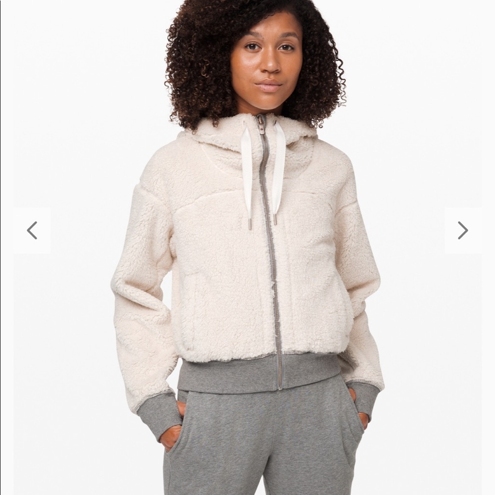 Reversible Sherpa hoodie